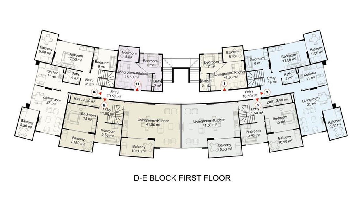 D-E Block First Floor