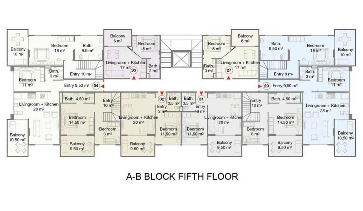 A-B Block Fifth Floor